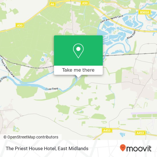 The Priest House Hotel map