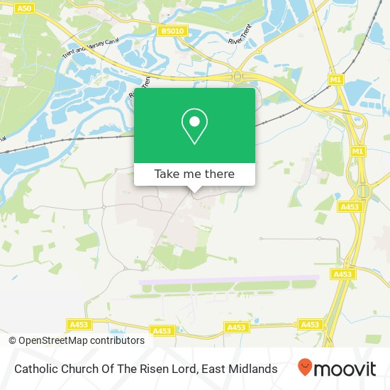Catholic Church Of The Risen Lord map