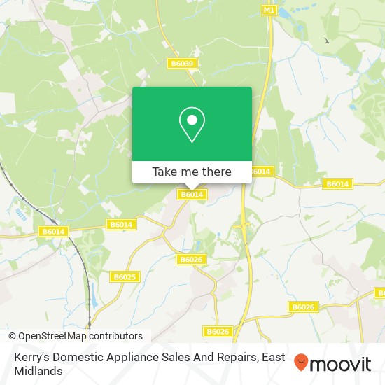 Kerry's Domestic Appliance Sales And Repairs map