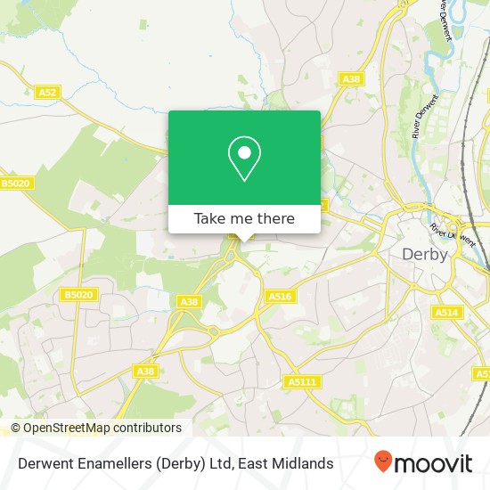 Derwent Enamellers (Derby) Ltd map