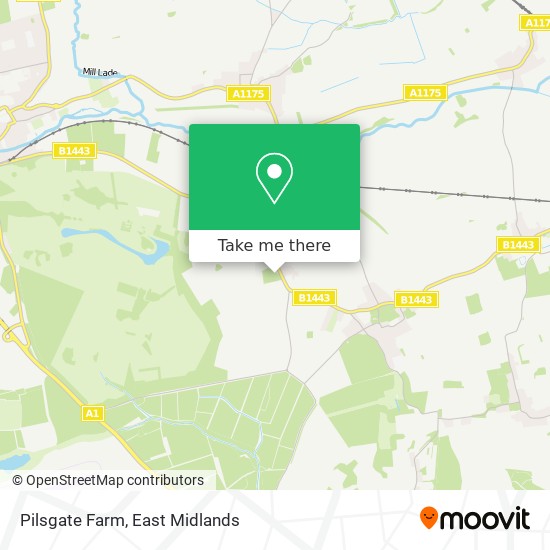 Pilsgate Farm map