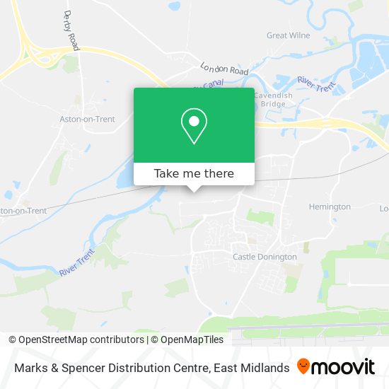 Marks & Spencer Distribution Centre map