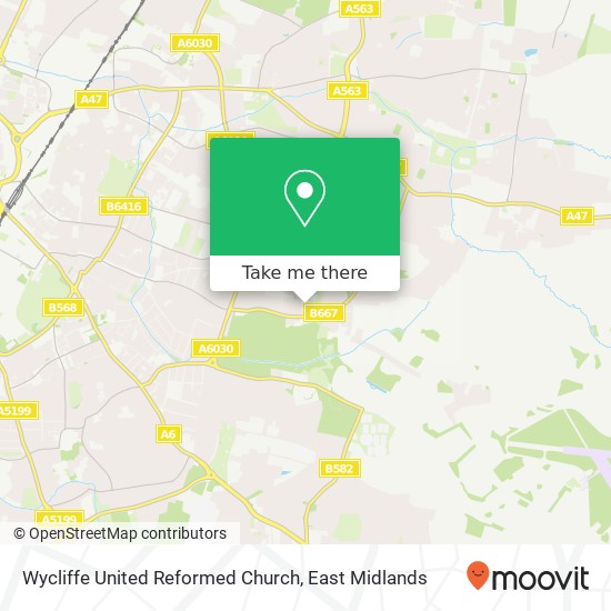 Wycliffe United Reformed Church map