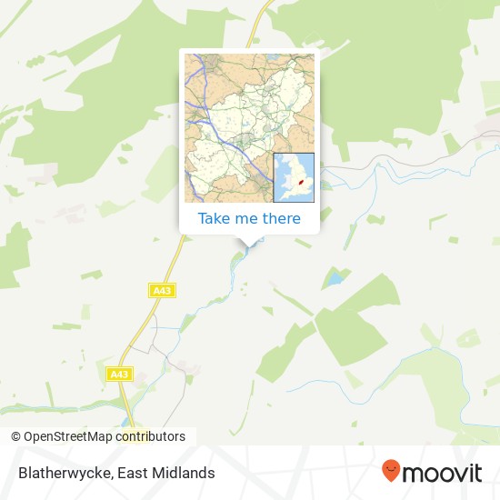 Blatherwycke map