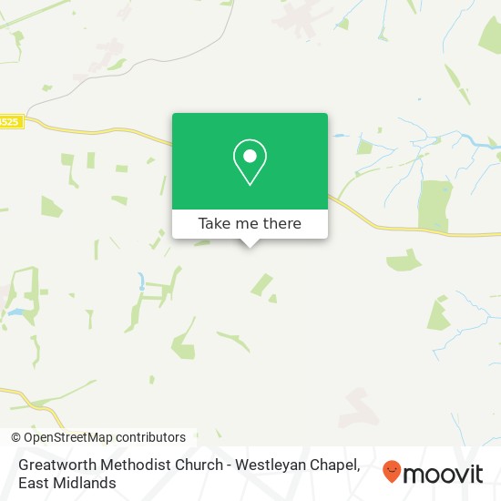Greatworth Methodist Church - Westleyan Chapel map