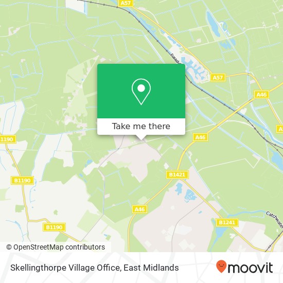Skellingthorpe Village Office map