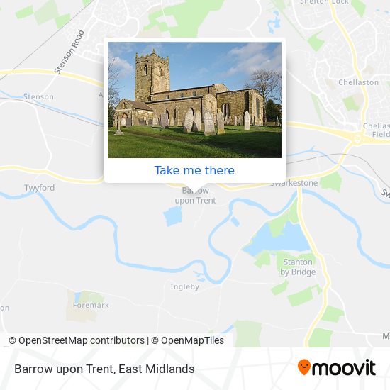 Barrow upon Trent map