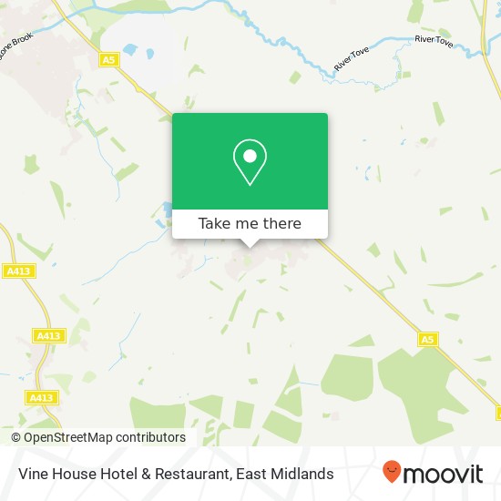 Vine House Hotel & Restaurant map