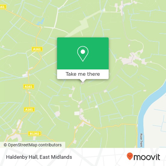 Haldenby Hall map