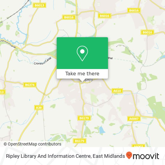 Ripley Library And Information Centre map