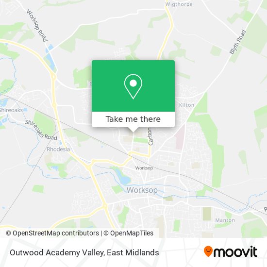 Outwood Academy Valley map