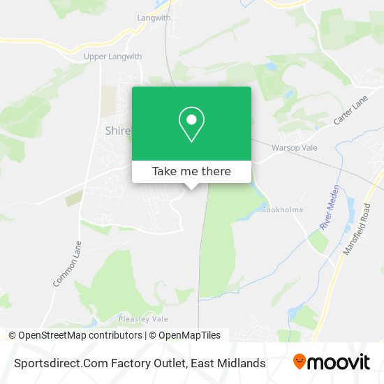 Sportsdirect.Com Factory Outlet map
