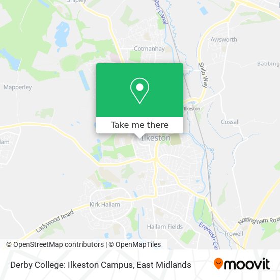 Derby College: Ilkeston Campus map