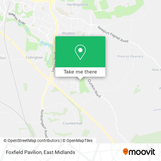 Foxfield Pavilion map