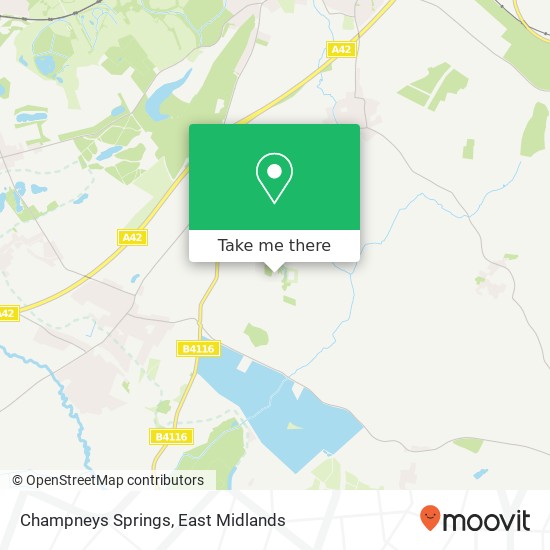 Champneys Springs map