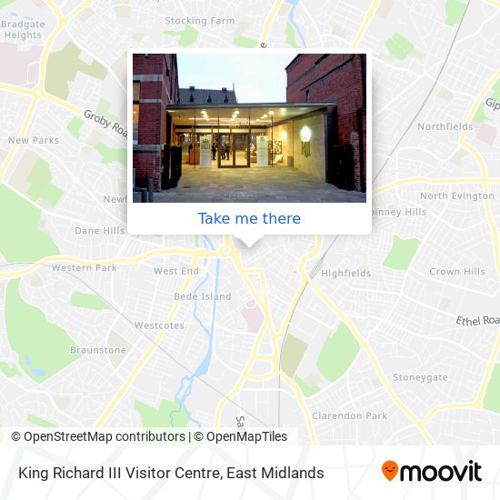 King Richard III Visitor Centre map