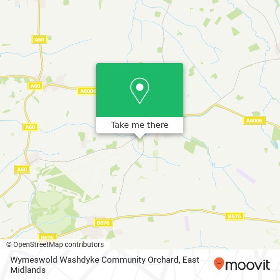 Wymeswold Washdyke Community Orchard map