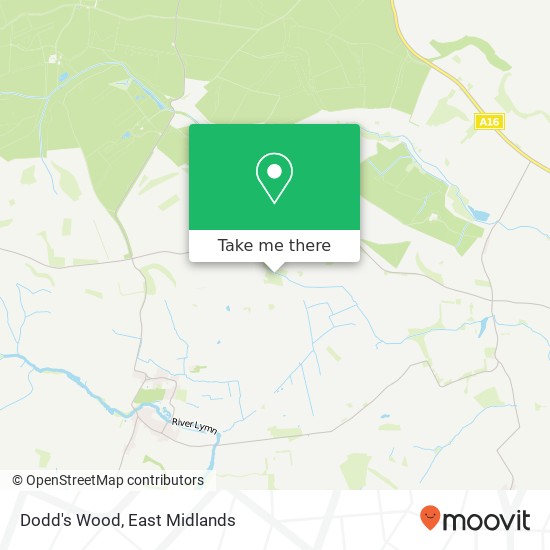 Dodd's Wood map