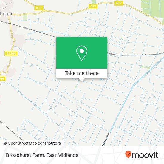 Broadhurst Farm map