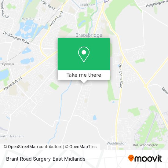Brant Road Surgery map