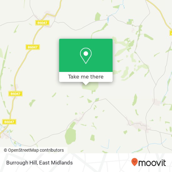 Burrough Hill map