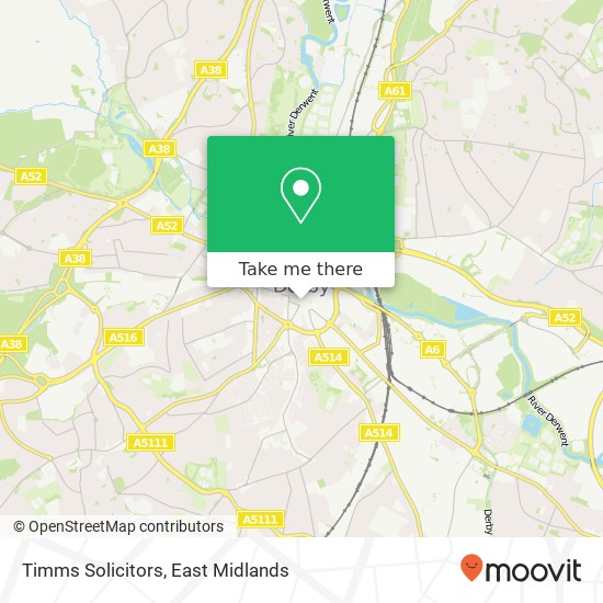 Timms Solicitors map