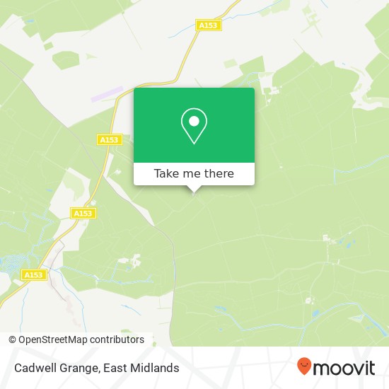 Cadwell Grange map