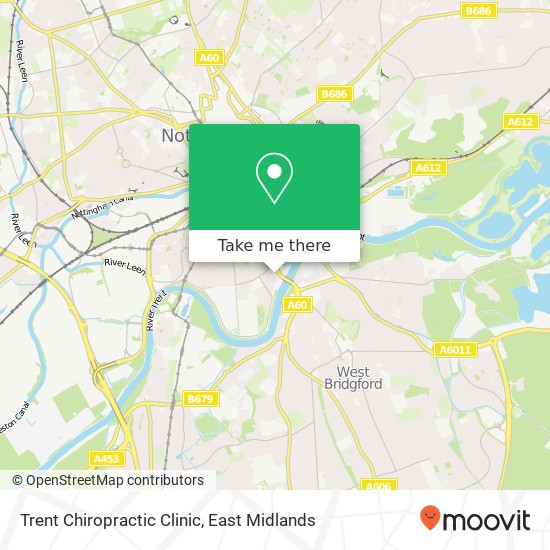 Trent Chiropractic Clinic map