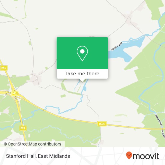 Stanford Hall map