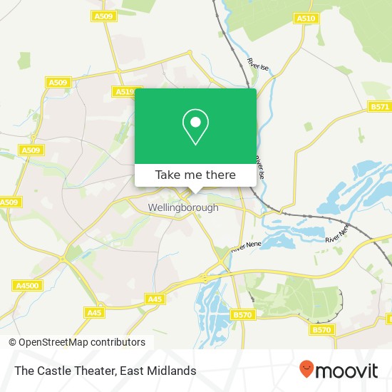 The Castle Theater map