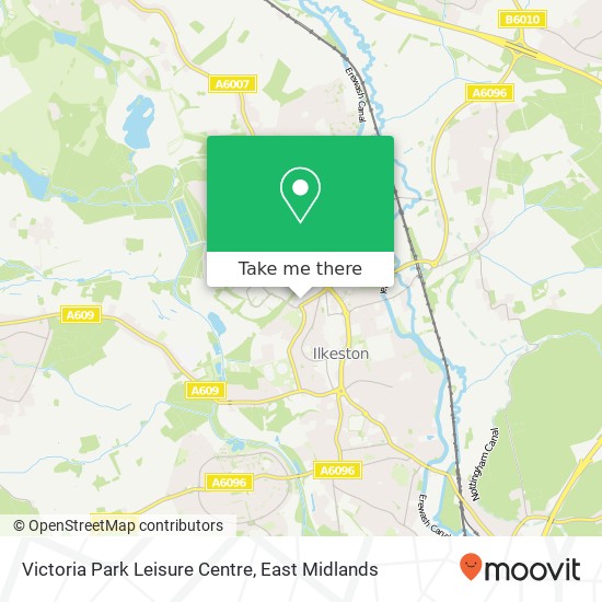 Victoria Park Leisure Centre map
