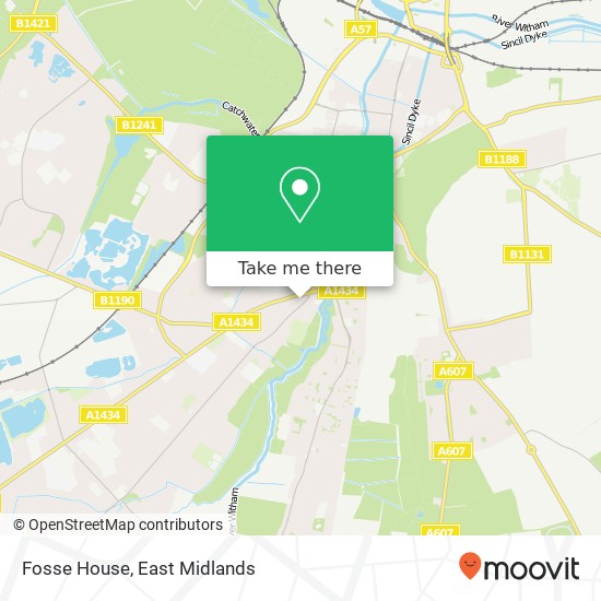 Fosse House map