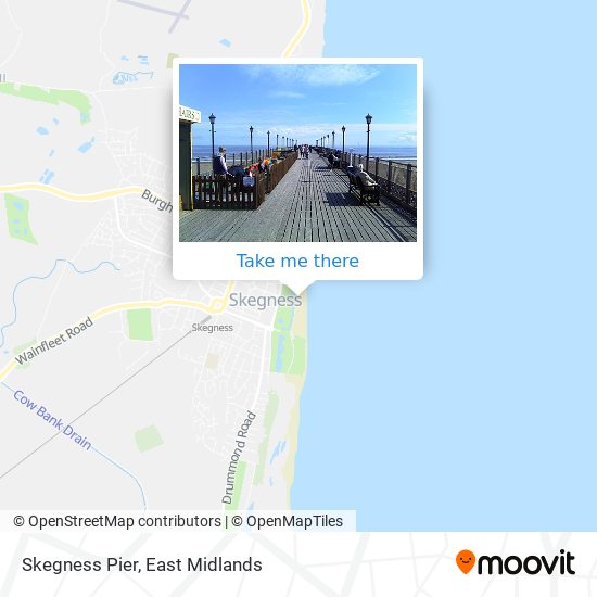 Skegness Pier map