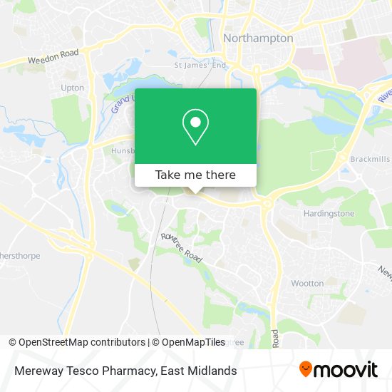 Mereway Tesco Pharmacy map