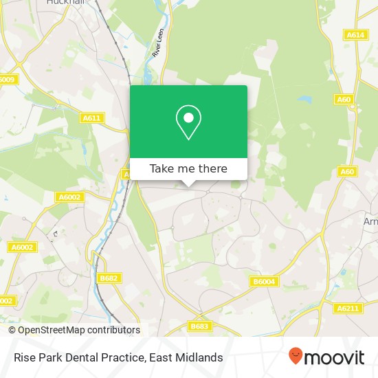 Rise Park Dental Practice map