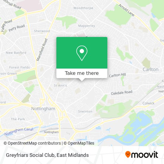 Greyfriars Social Club map