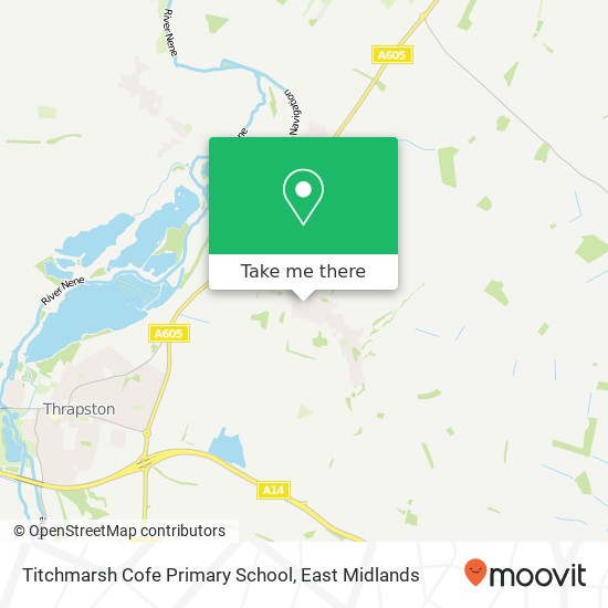 Titchmarsh Cofe Primary School map