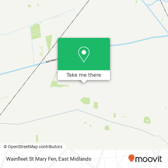 Wainfleet St Mary Fen map