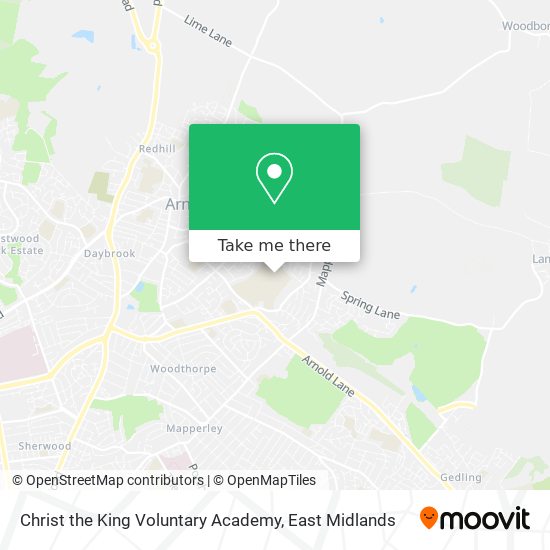 Christ the King Voluntary Academy map