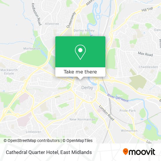 Cathedral Quarter Hotel map