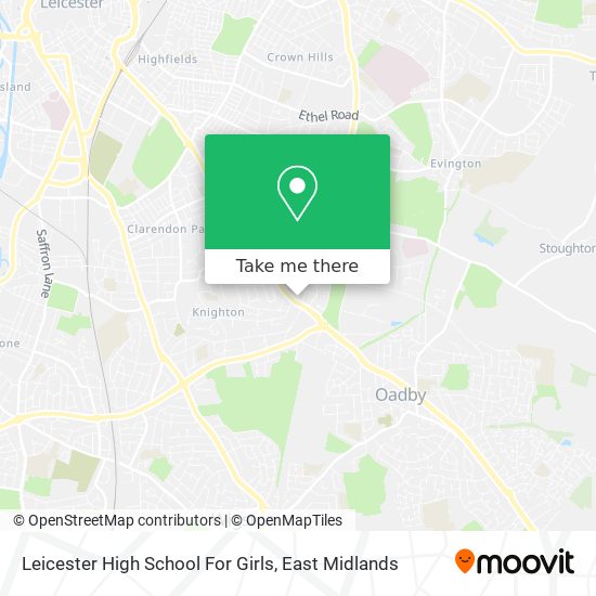 Leicester High School For Girls map