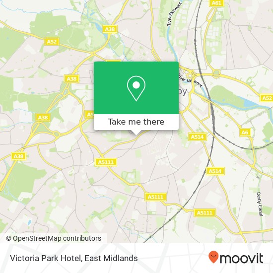 Victoria Park Hotel map