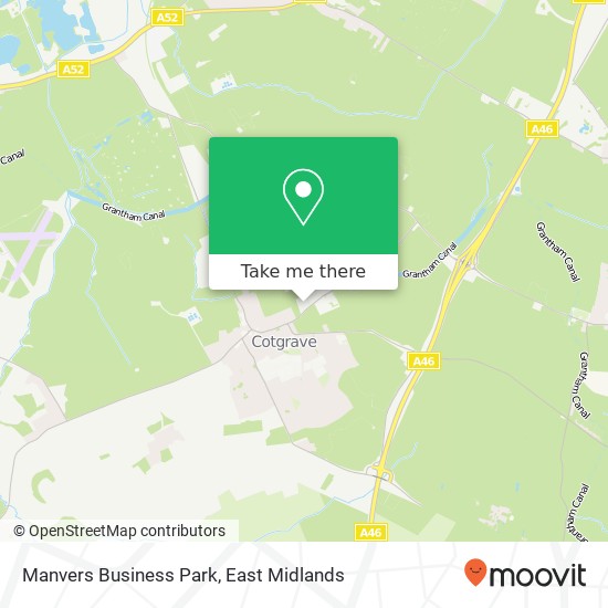 Manvers Business Park map