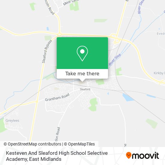 Kesteven And Sleaford High School Selective Academy map