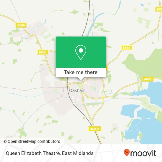 Queen Elizabeth Theatre map
