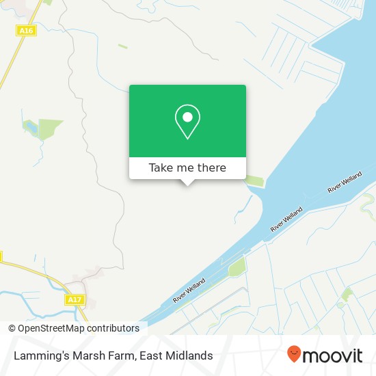 Lamming's Marsh Farm map