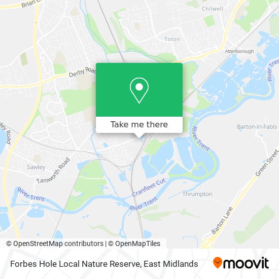 Forbes Hole Local Nature Reserve map