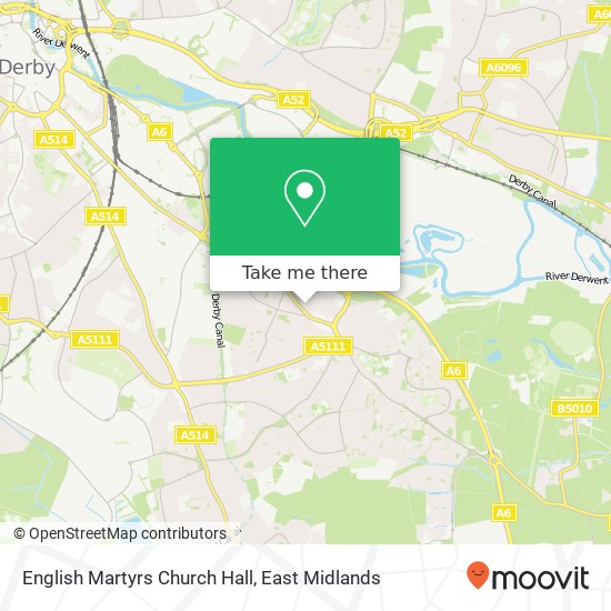 English Martyrs Church Hall map