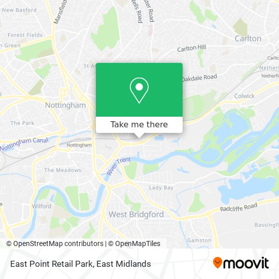 East Point Retail Park map