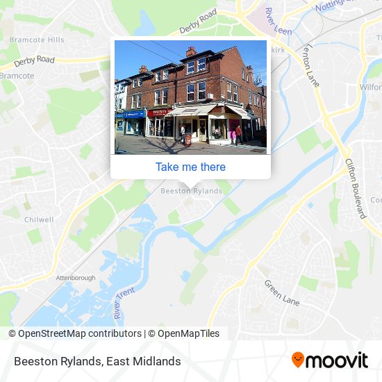 Beeston Rylands map